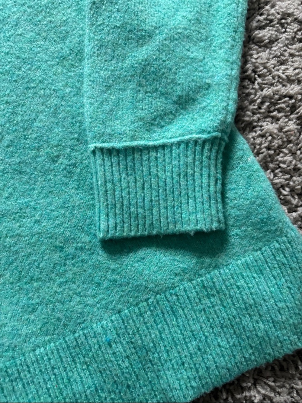 J. Crew Women's Crewneck Sweater in Teal Green - Picture 5 of 10